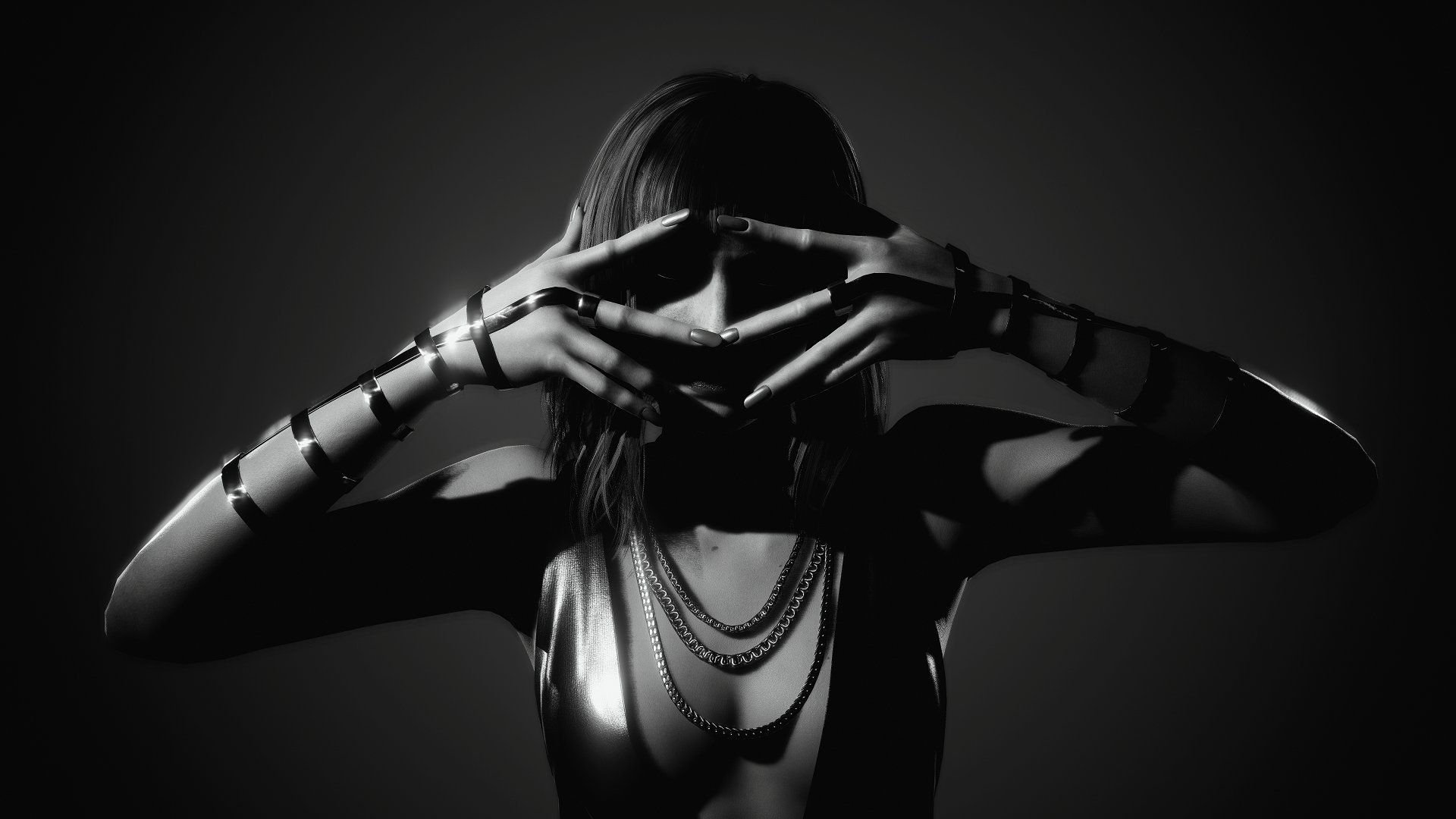 Black And White VP - Free wallpaper download