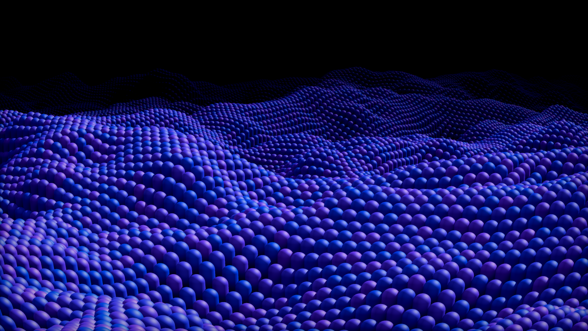 Blue Cells - Free wallpaper download