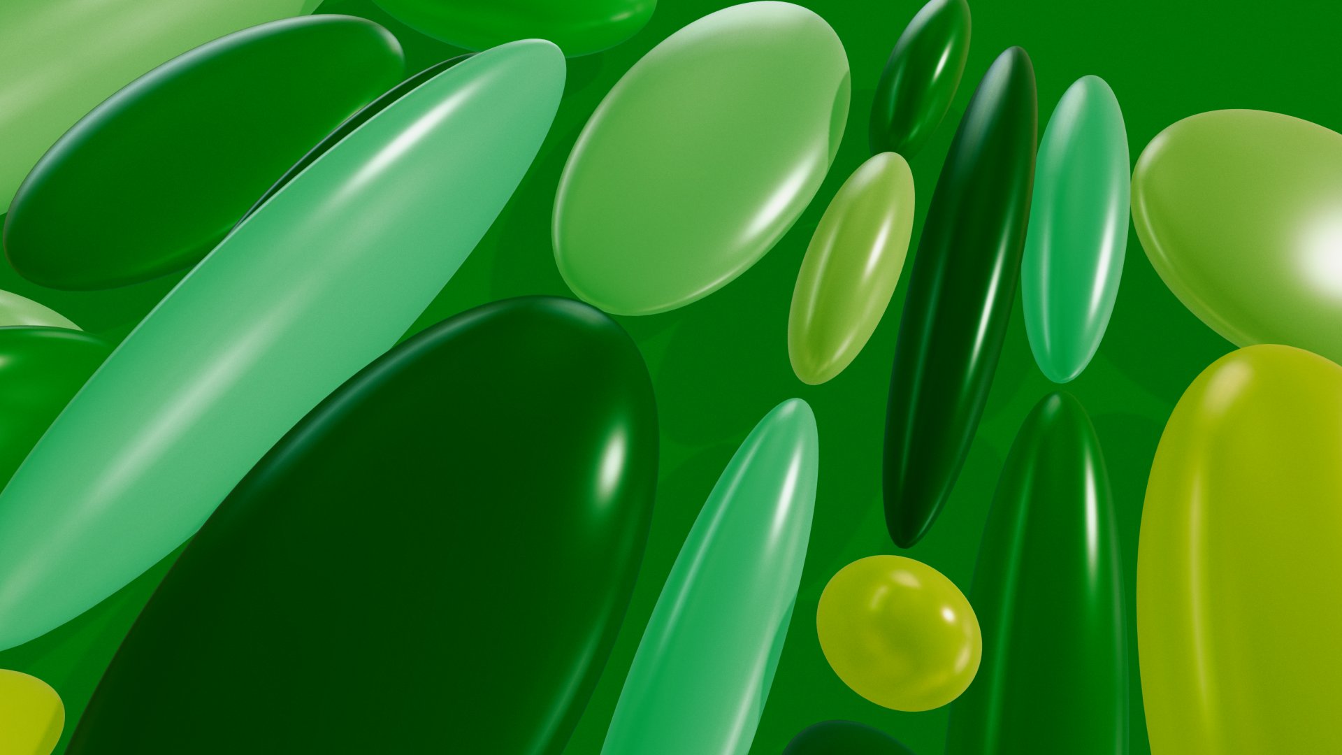 Coated Green Chaos - Free wallpaper download