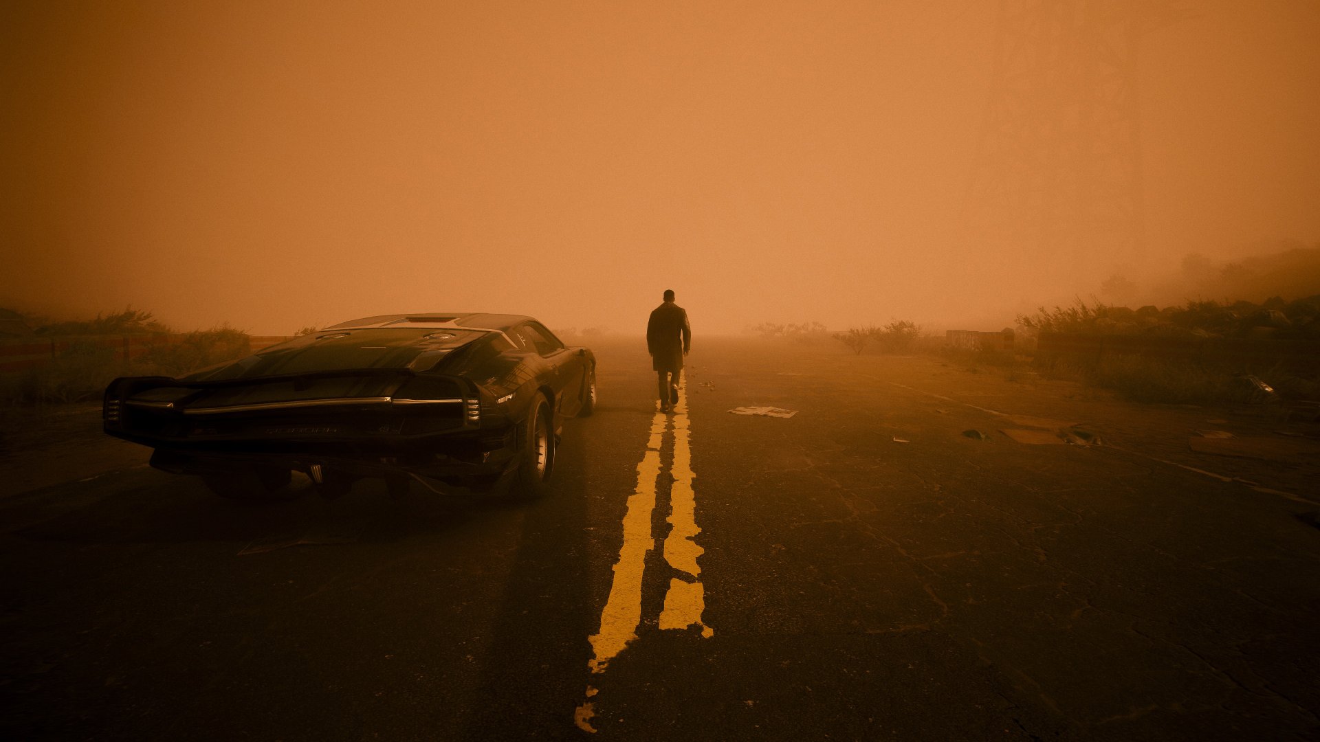 Cyberpunk 2077 Duststorm - Free wallpaper download