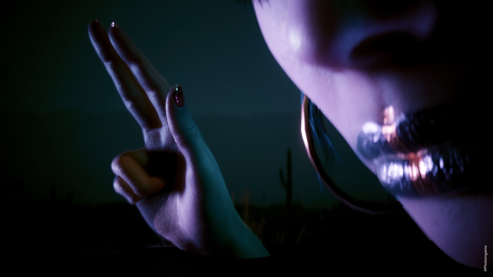 Off Focus Hand - Free wallpaper download