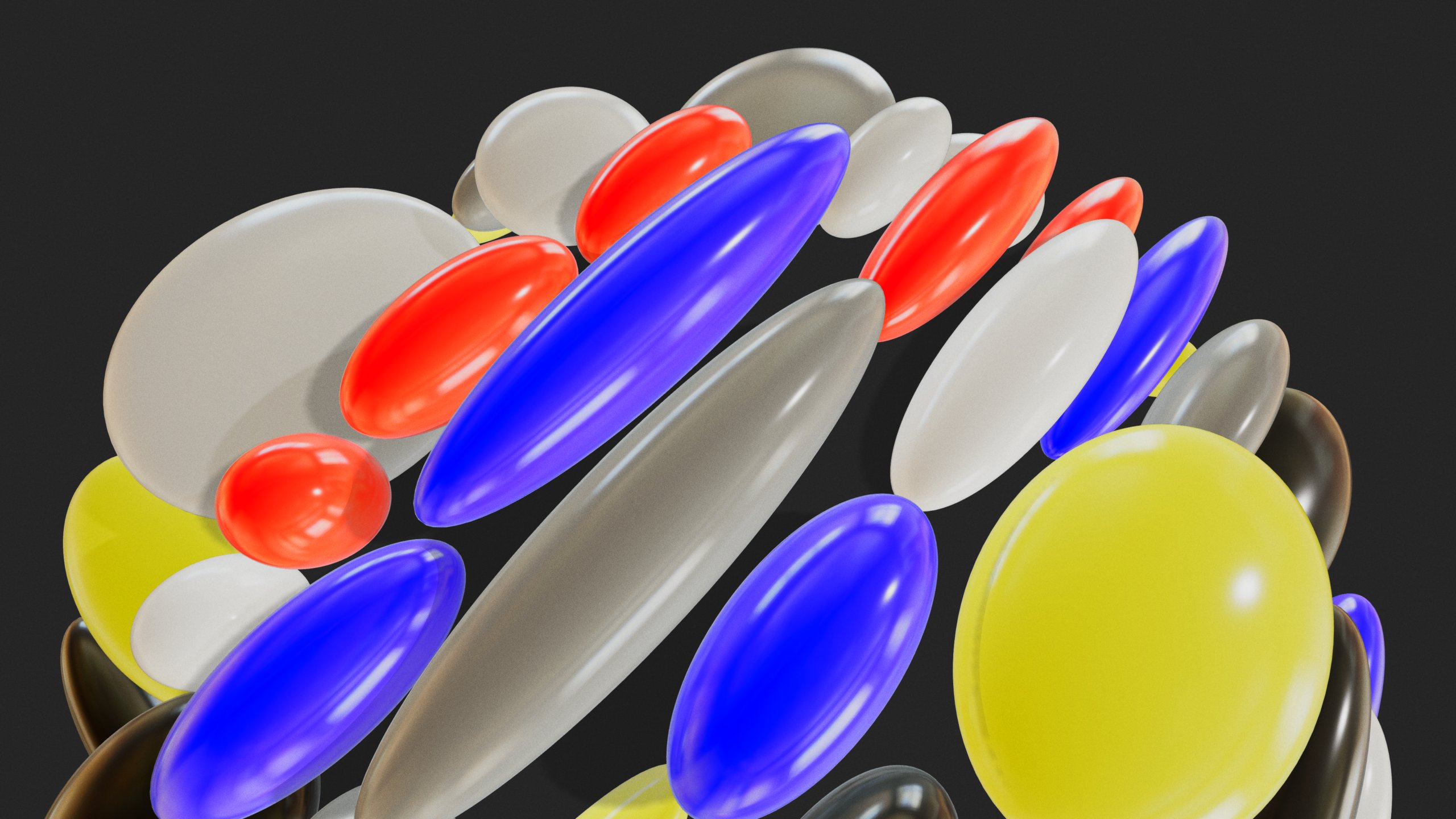 Mondrian Pill Sphere I - Free wallpaper download