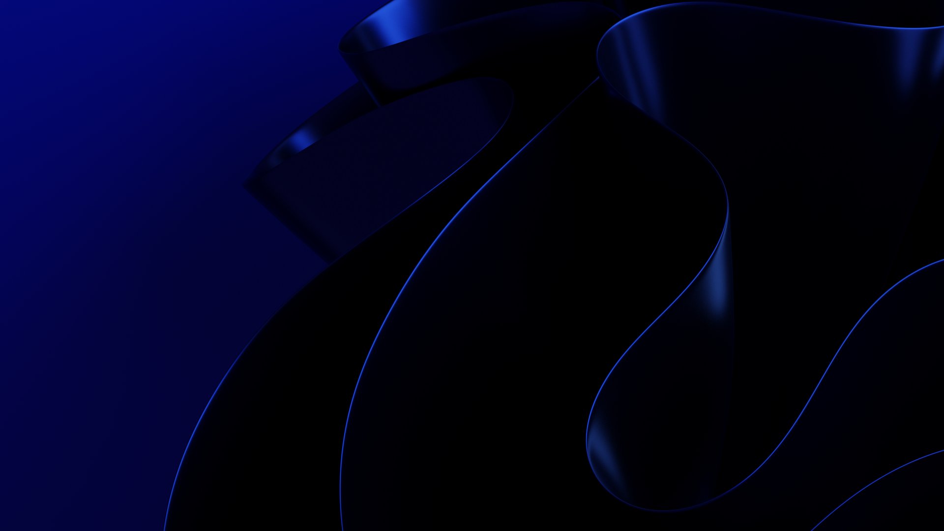 Deep Blue Folds - Free wallpaper download