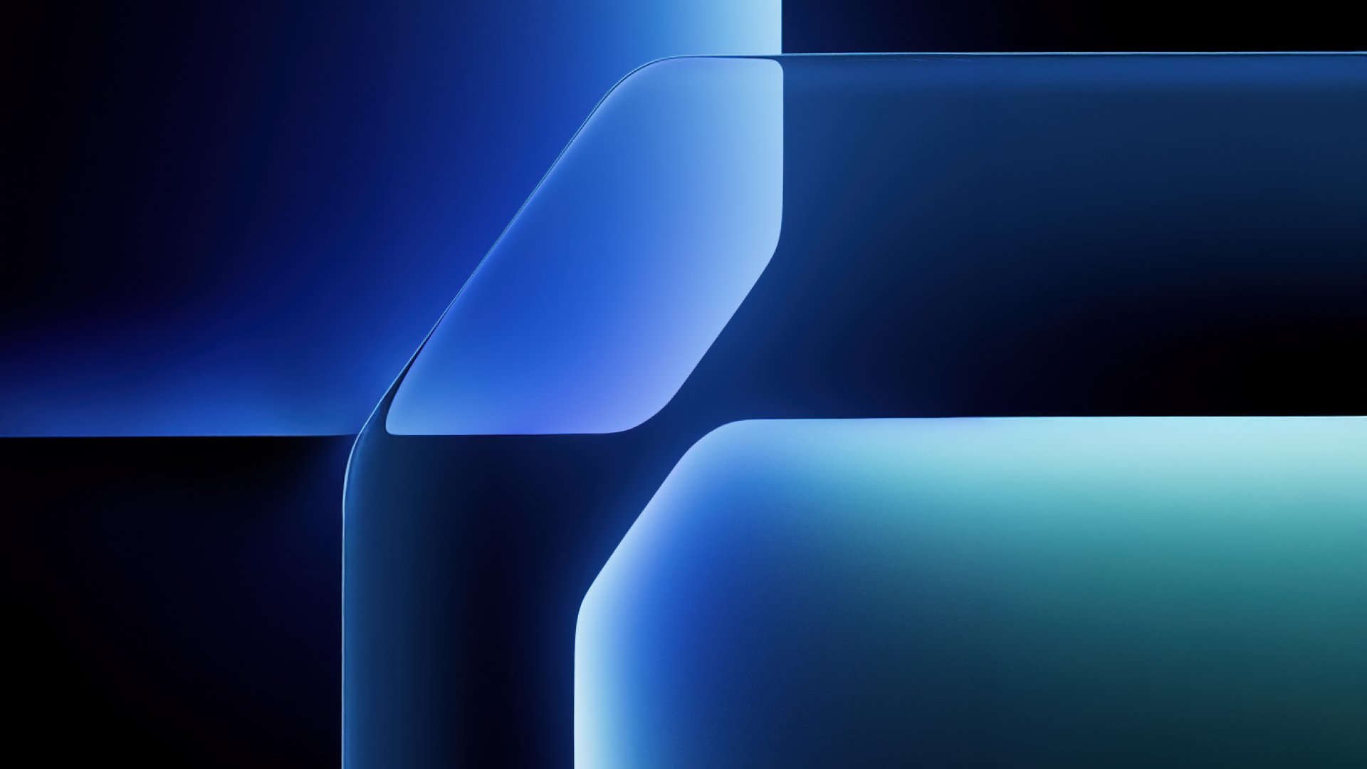 Blue Abstract Wallpaper 4k, Geometric, Gradient Shapes - Free wallpaper download