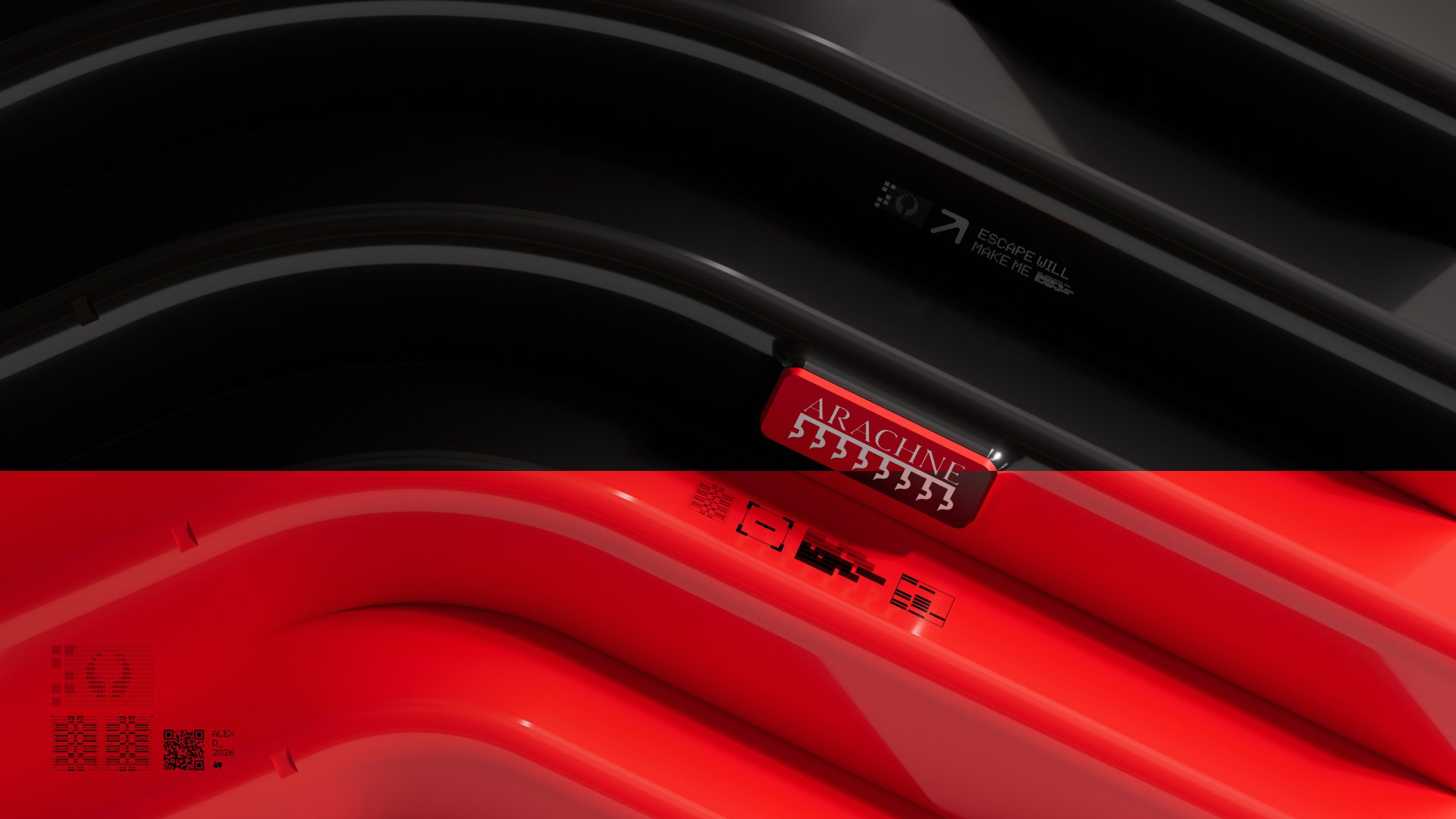 Arachne / Marathon Faction (Black Red) - Free wallpaper download