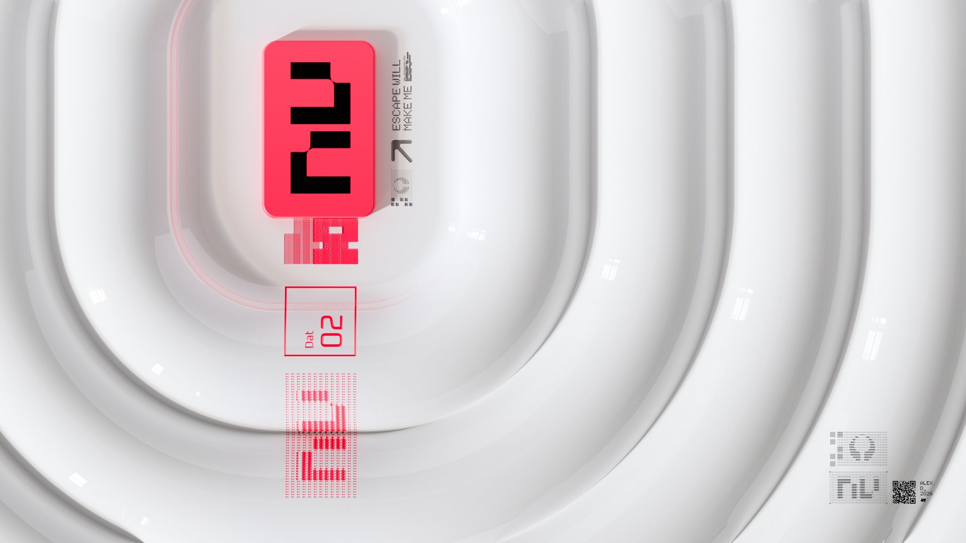 NU Caloric / Marathon Faction (White) - Free wallpaper download