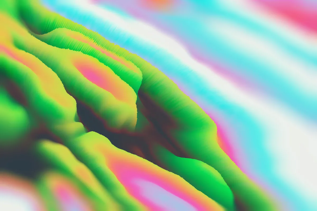 Abstract Psychedelic 3d Background (2)