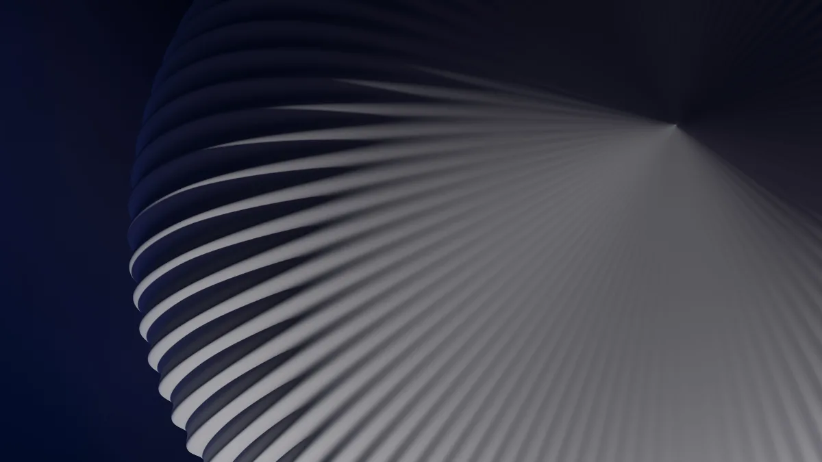 Dynamic Geometric Abstract 3d Render