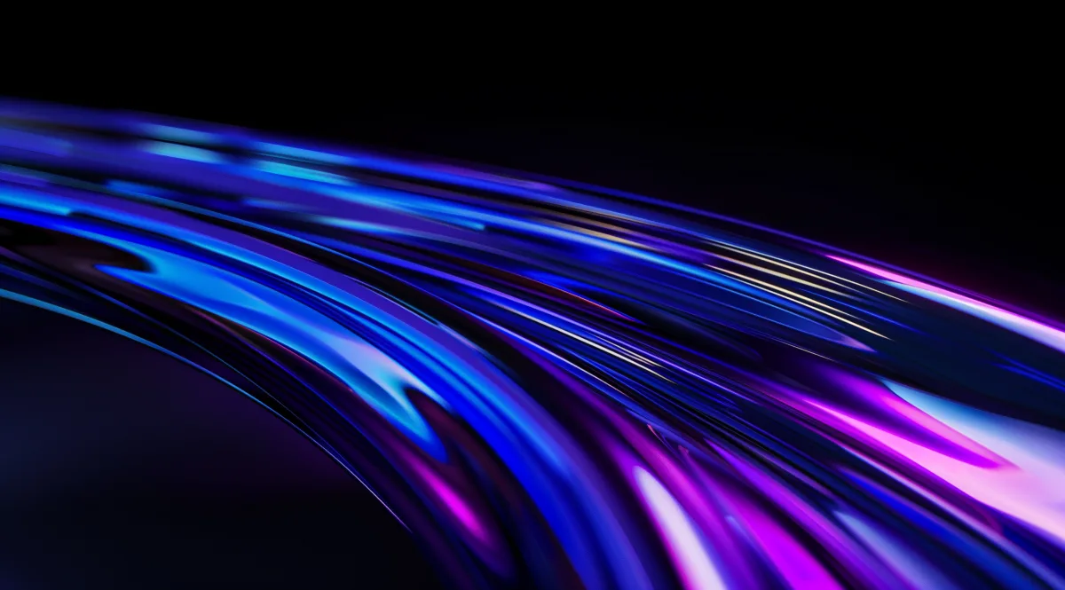 Glossy Ribbons wallpaper
