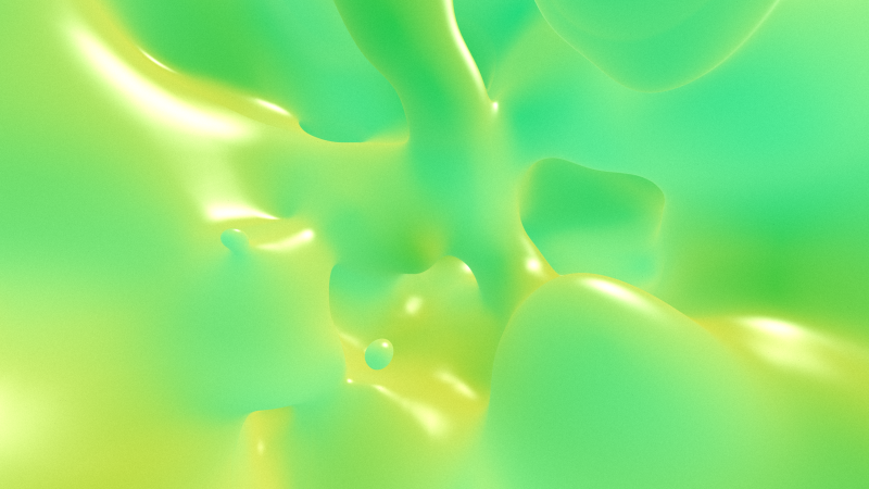 Green Flame Globules