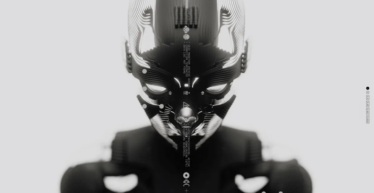 Marathon OST Cover (Edit BNW) wallpaper