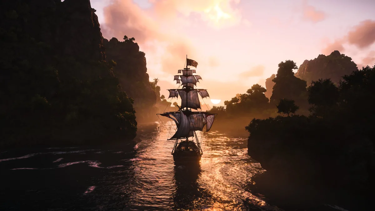 Sunset Ship