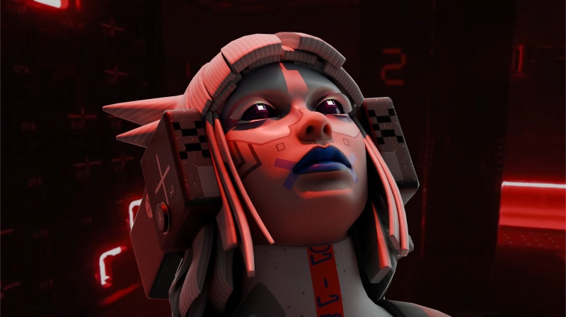 Glitch / Vandal Close-up Red